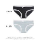 バイカラーキュートレースフルバックショーツ単品 | Dazzy | 詳細画像5 