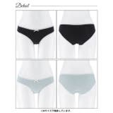 バイカラーキュートレースフルバックショーツ単品 | Dazzy | 詳細画像6 