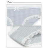 バイカラーキュートレースフルバックショーツ単品 | Dazzy | 詳細画像7 