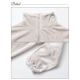 ジップアップモコモコワンピースルームウェア | Dazzy | 詳細画像8 