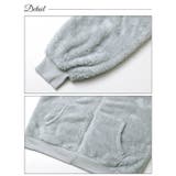 ワンカラーフード付きガーリーボアパーカー | Dazzy | 詳細画像8