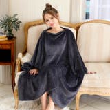 ポケット付きモコモコ着るブランケット | Dazzy | 詳細画像3 