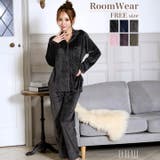 スフレパイピングトップス&ロングパンツルームウェア | Dazzy | 詳細画像1 