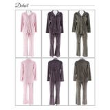 スフレパイピングトップス&ロングパンツルームウェア | Dazzy | 詳細画像10 