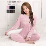 パールシャギーロゴトップス&ロングパンツルームウェア | Dazzy | 詳細画像3 