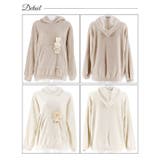 マスコット付きもこもこパーカールームウェア | Dazzy | 詳細画像10 