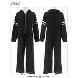 スリーブラインWジップパーカー＆ロングパンツルームウェア | Dazzy | 詳細画像9 