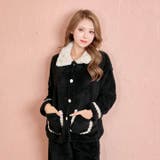 モノトーンもこもこトップス&ロングパンツルームウェア | Dazzy | 詳細画像5