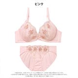 [EFサイズ] エレガントチュールブーケブラジャー&フルバックショーツ | Dazzy | 詳細画像6 