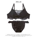 [EFサイズ]フラッフィーシフォンフリルブラジャー&フルバックショーツ［大人気］ | Dazzy | 詳細画像8 