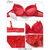 チャーミングリボンローズブラジャー&フルバックショーツ | Dazzy | 詳細画像11 