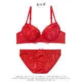チャーミングリボンローズブラジャー&フルバックショーツ | Dazzy | 詳細画像6 
