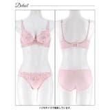 スウィートブロッサムパール脇高ブラジャー&フルバックショーツ | Dazzy | 詳細画像10