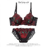 [三上悠亜着用]ゴージャスディープローズ脇高ブラジャー&フルバックショーツ | Dazzy | 詳細画像8 