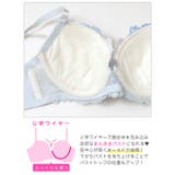 [EFサイズ]ドリーミングパステルフルールブラジャー&フルバックショーツ | Dazzy | 詳細画像11 