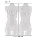 [EFサイズ] クラシカルリボンサテンブラジャー&フルバックショーツ | Dazzy | 詳細画像10 