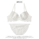 [EFサイズ] クラシカルリボンサテンブラジャー&フルバックショーツ | Dazzy | 詳細画像7 