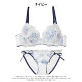 [EFサイズ] ピュアブロッサムベールブラジャー&フルバックショーツ | Dazzy | 詳細画像7 