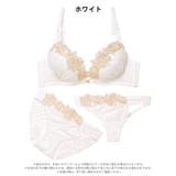 [3点セット] フルールケミカルレースブラジャー&フルバック&Tバックショーツ | Dazzy | 詳細画像8 