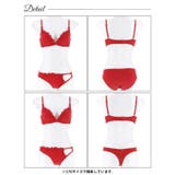 [3点セット] [EFサイズ] フルールケミカルレースブラジャー&フルバック&T… | Dazzy | 詳細画像10 