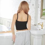 フロントボタンレースカップ付きキャミソール | Dazzy | 詳細画像4