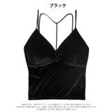 コードデザインベロアキャミソール | Dazzy | 詳細画像5