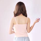 ガーリーレースリボンカップ付きキャミソール | Dazzy | 詳細画像5