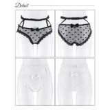 ドットリボンガーターポイントフルバックショーツ単品 | Dazzy | 詳細画像7 