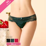 スカラップシアーレースバック透けTバックショーツ単品 | Dazzy | 詳細画像2