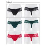 スカラップシアーレースバック透けTバックショーツ単品 | Dazzy | 詳細画像8