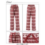 もこもこノルディック柄トップス&ロングパンツルームウェア | Dazzy | 詳細画像10 