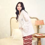 もこもこノルディック柄トップス&ロングパンツルームウェア | Dazzy | 詳細画像4 