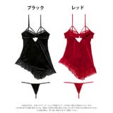 フロントハートアシメベビードール | Dazzy | 詳細画像6 