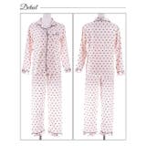 ガーリーハートサテントップス&ロングパンツルームウェア | Dazzy | 詳細画像6 