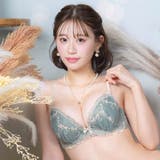 【EFサイズ】アンティークフェミニンアーチブラジャー&フルバックショーツ | Dazzy | 詳細画像7 