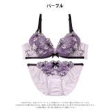 グラマラスローズブルームブラジャー&フルバックショーツ | Dazzy | 詳細画像9 