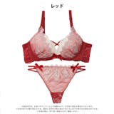 [EFサイズ]エレガントエンブロイダリー脇高ブラジャー＆バック透けTバックショー… | Dazzy | 詳細画像7 