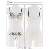 ブルームレースフリルブラジャー&フルバックショーツ | Dazzy | 詳細画像10 