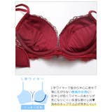 ルミエールディープフラワーブラジャー&バック透けTバックショーツ | Dazzy | 詳細画像10 