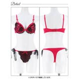 メルトリボンレースアップブラジャー&Tバックショーツ | Dazzy | 詳細画像11 