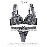 【かとゆり着用】ラブリーギンガムチェックブラジャー&Tバックショーツ | Dazzy | 詳細画像9 