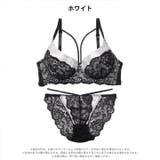 セクシーサテンレオパードブラジャー＆バック透けフルバックショーツ | Dazzy | 詳細画像8 