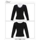 Vネック長袖カップ付きインナー | Dazzy | 詳細画像5 