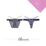 【Reinest】ラグジュアリーレースアップバック透け選べるショーツ[おそろいシ… | Dazzy | 詳細画像1 