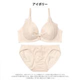 [EFサイズ]エレガントクロスレースブラジャー&フルバックショーツ | Dazzy | 詳細画像8 