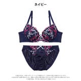 レトロガーリーハートブラジャー＆フルバックショーツ | Dazzy | 詳細画像9 