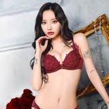 ブリリアントダークフルールブラジャー＆サイド紐フルバックショーツ | Dazzy | 詳細画像4 