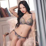 ダスティシアーフルール脇高ブラジャー&サイド紐Tバックショーツ | Dazzy | 詳細画像6 