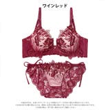 [三上悠亜着用]ノーブルボタニカルエンブロイダリー脇高ブラジャー&サイド紐バック… | Dazzy | 詳細画像8 