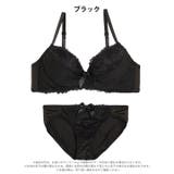 レーシィストライプシフォンブラジャー&フルバックショーツ | Dazzy | 詳細画像7 